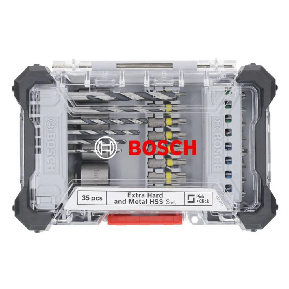 BOSCH รุ่น 2607017729 ชุดเจาะเหล็ก Pick & Click 35 ชิ้น