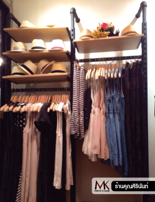 อุปกรณ์ตกแต่งร้านขายเสื้อผ้า อะคริลิค ราคาถูก