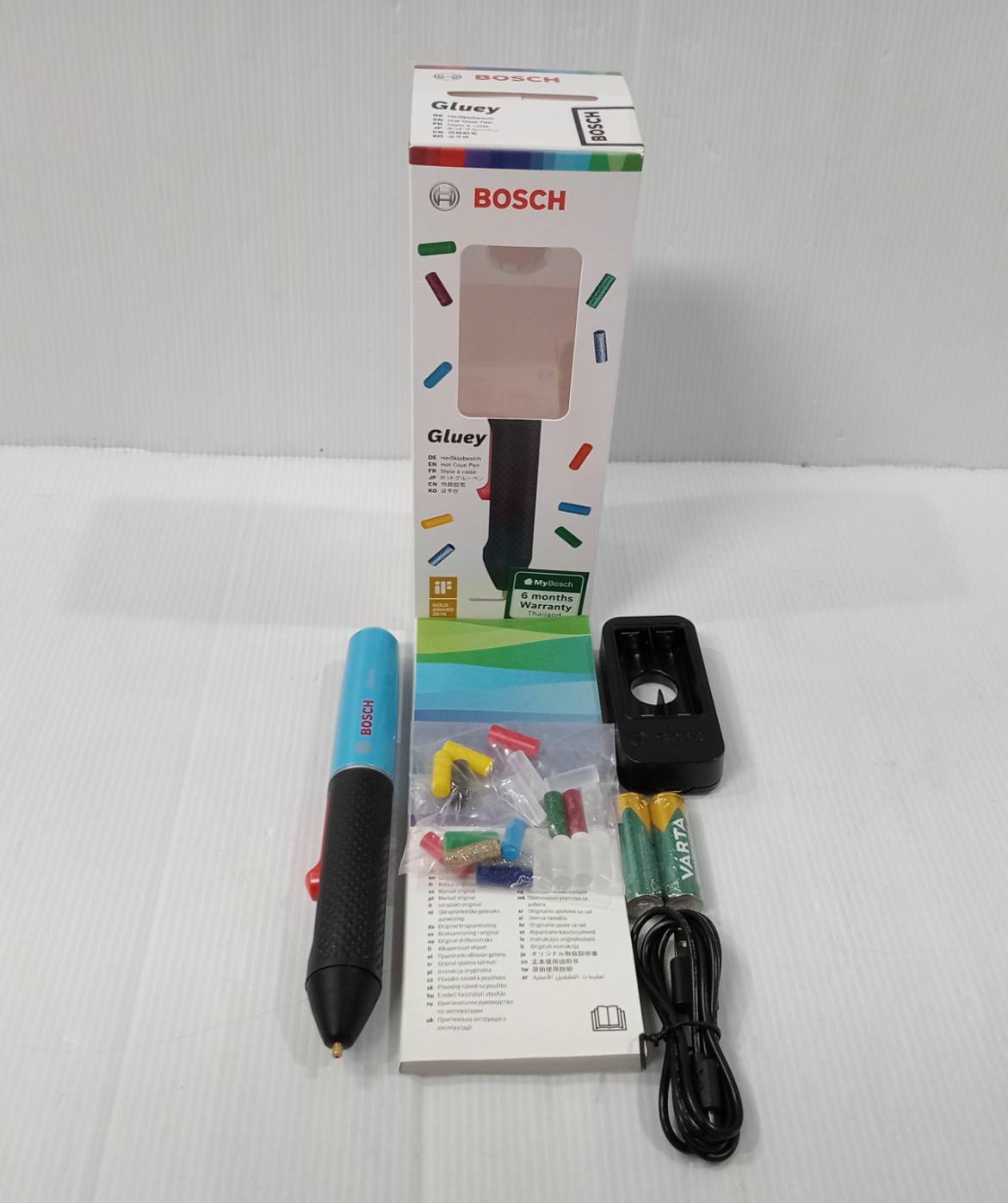 ปากกายิงกาวร้อนไร้สาย Gluey BOSCH สีฟ้า Lagoon