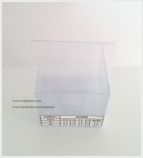 กล่องเทียนหอม ขนาด 6.4 x 6.4 x 6.4 cm