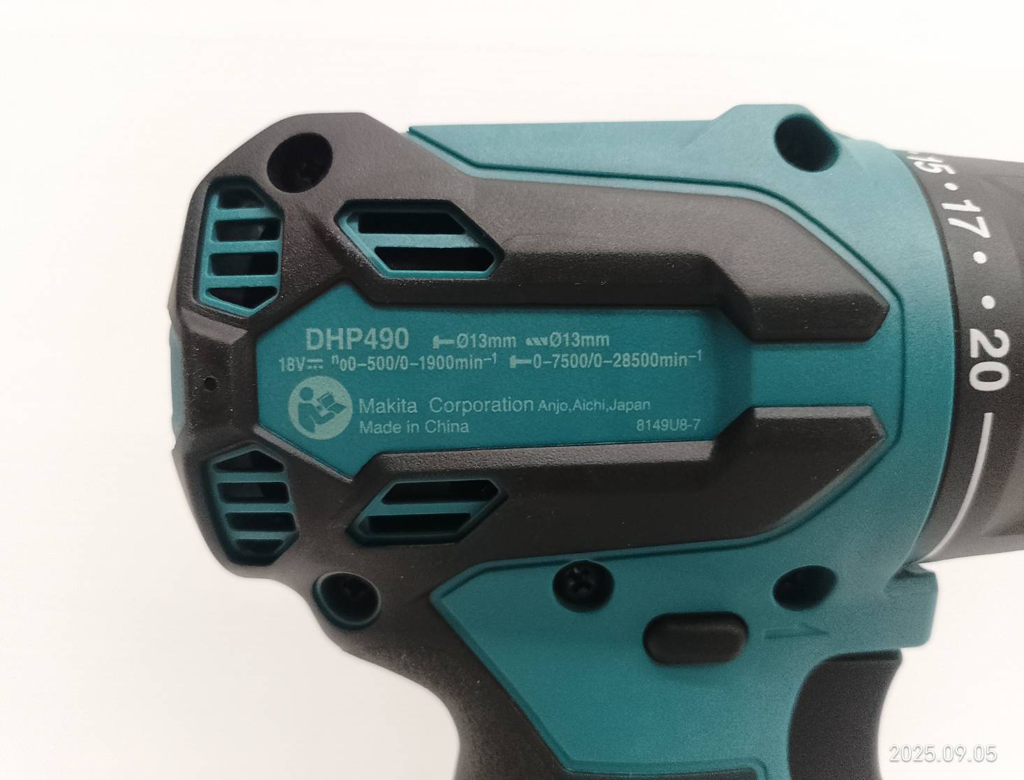 สว่านกระแทกแบตเตอรี่ 13mm (1/2″) 18V DHP490WVE MAKITA