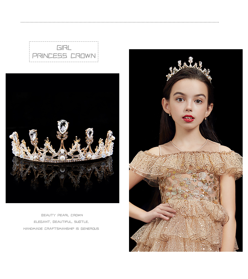 (พร้อมส่ง) เทียร่า 258 สีทอง งานสวยเกินราคา เกรดพรีเมี่ยม ใส่ได้หลายครั้ง