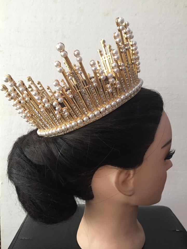 (พร้อมส่ง) มงกุฎ 037 มงกุฎนางงาม มงกุฎประกวด งานสวย งานคุณภาพ