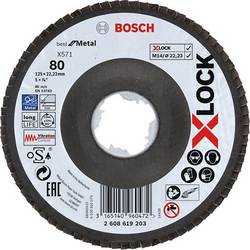 กระดาษทรายซ้อนหลังแข็ง #80 BOSCH X-LOCK