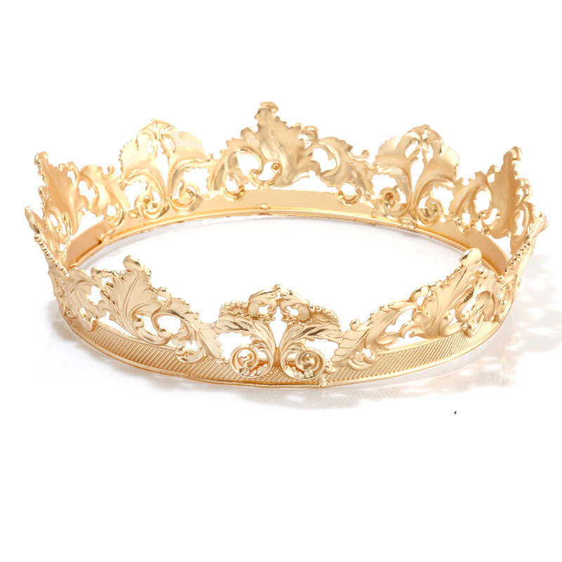 (พร้อมส่ง) มงกุฏผู้ชาย 077 มงกุฎสีทอง เจ้าชาย พระราชา การประกวด สินค้าพร้อมส่ง ไม่ต้องรอนาน งานพรีเมี่ยม ส่งด่วนจาก จ.อุบลราชธานี