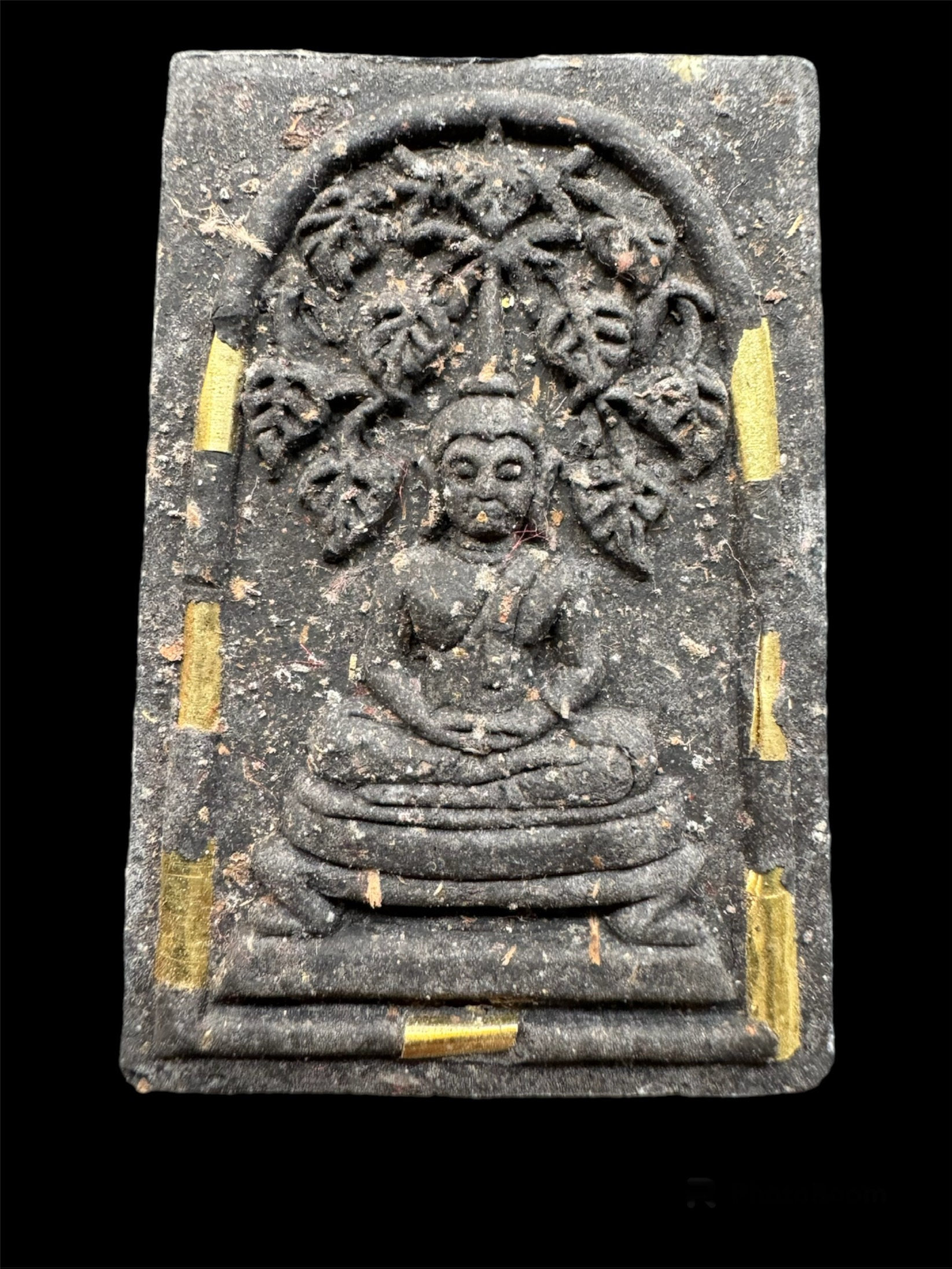 สมเด็จปรกโพธิ์ หลวงปู่สอน ศิริธัมโม จ.อุบลราชธานี ฝังตะกรุดทอง 7 ดอก สภาพสวยเดิม สุดยอดพุทธคุณ