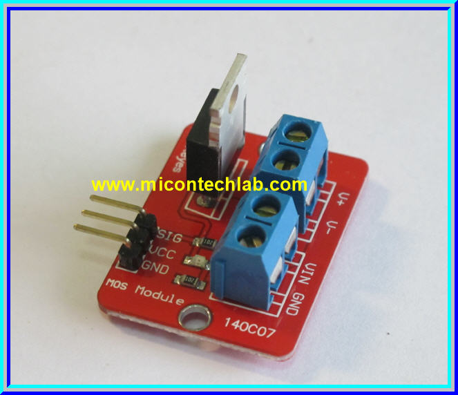 1x IRF520 เพาเวอร์มอสเฟตอิเล็กทรอนิกส์สวิตซ์ แบบ 1 ช่อง 100V 9.7A