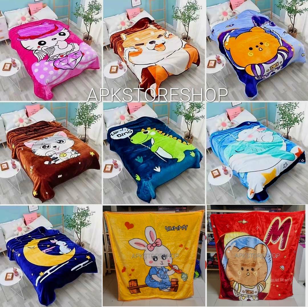 ขายส่ง ผ้าห่มขนเกาหลี #B-300 ส่ง 300 บาท