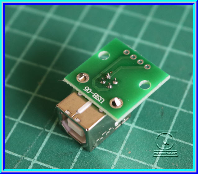 1x Female USB Type B Connector to DIP 4 Pins Adapter