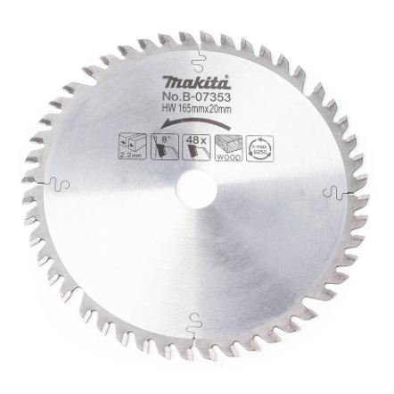 ใบเลื่อย6"x48T (ไม้) สำหรับเครื่อง SP6000 MAKITA