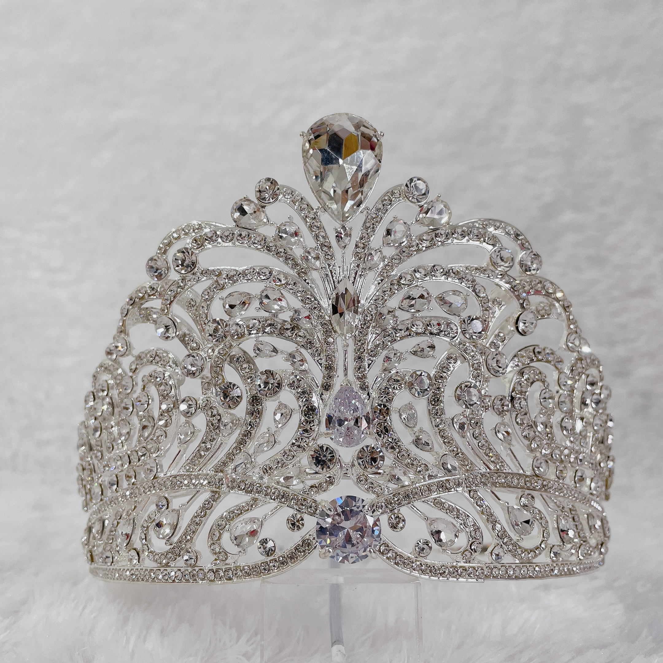 (พร้อมส่งจากไทย) มงกุฏ 112 มงกุฎมิสยูนิเวิร์ส 2022 สีเงิน