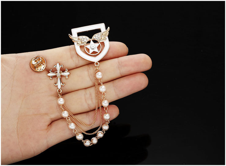 (พร้อมส่ง) เข็มกลัดเจ้าบ่าว 010