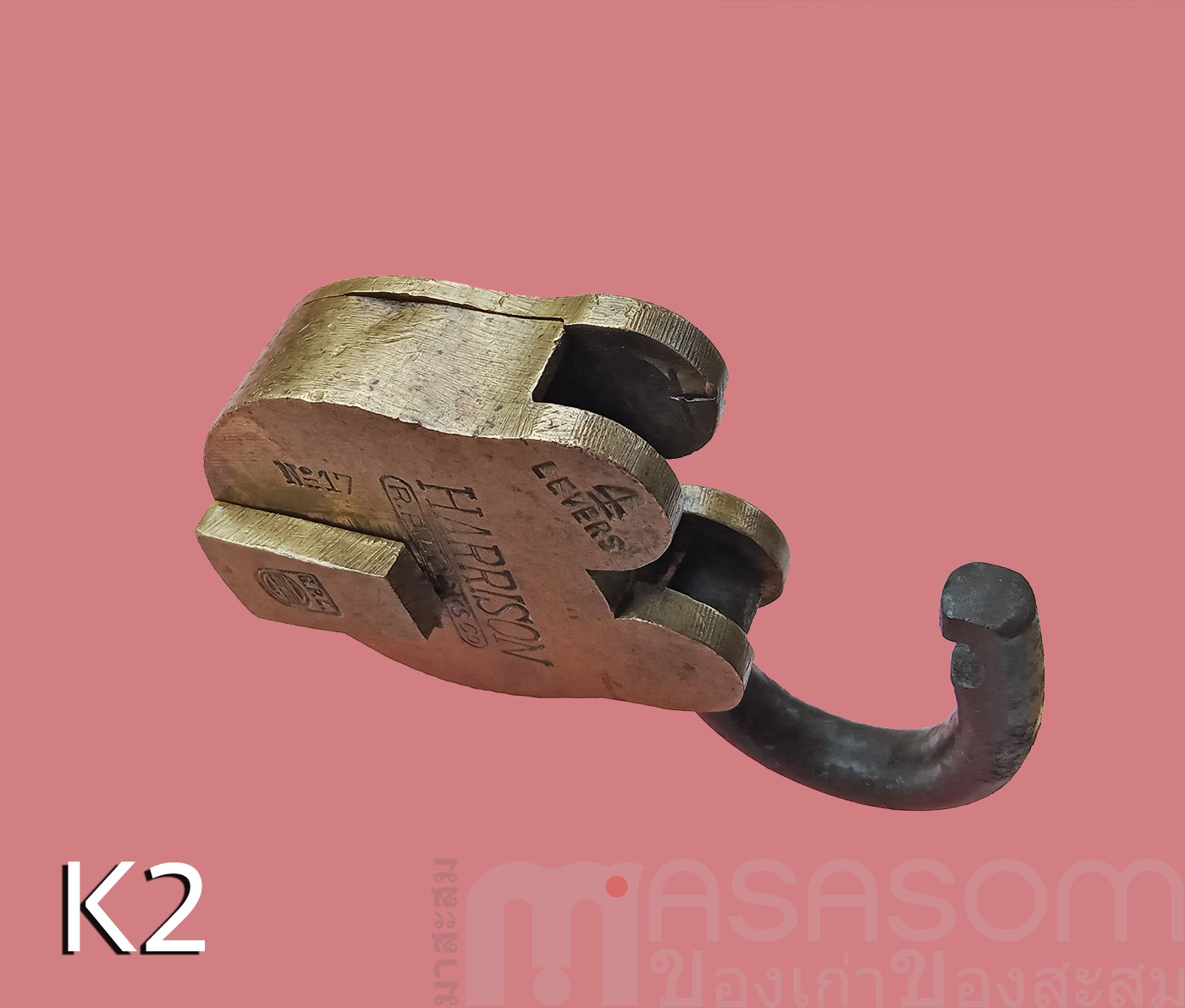 กุญแจทองเหลืองโบราณ