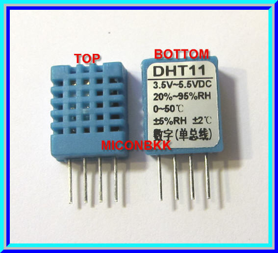 1x เซ็นเซอร์วัดอุณหภูมิ ความชื้น DHT11 (temperature and humidity)