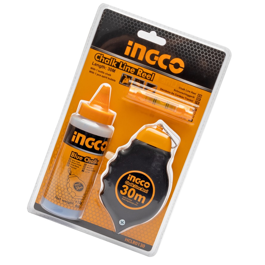 INGCO HCLR0130 ปักเต้าตีเส้น30M พร้อมผงชอล์ก