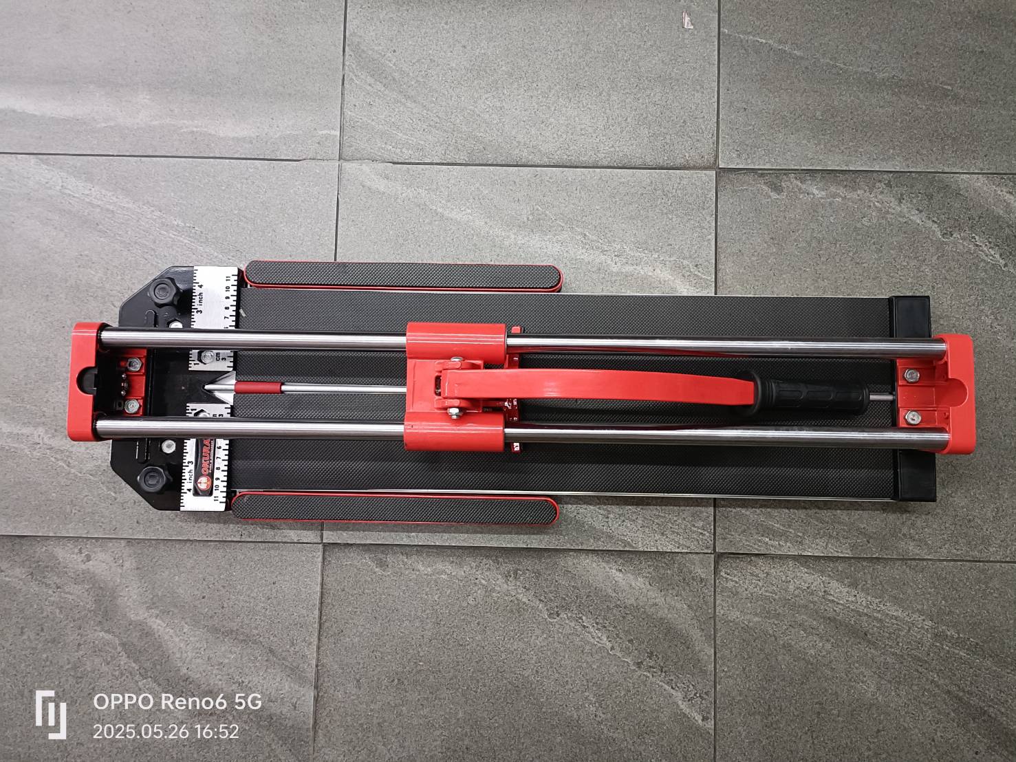 แท่นตัดกระเบื้อง24" D-OK-TC24P OKURA มีเลเซอร์