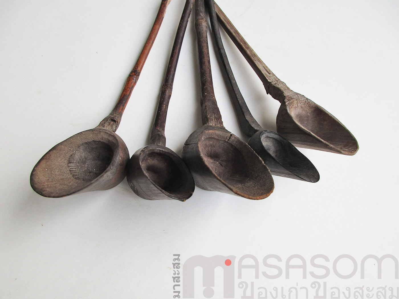 ช้อนไม้ไผ่ชาวเขาของเก่า