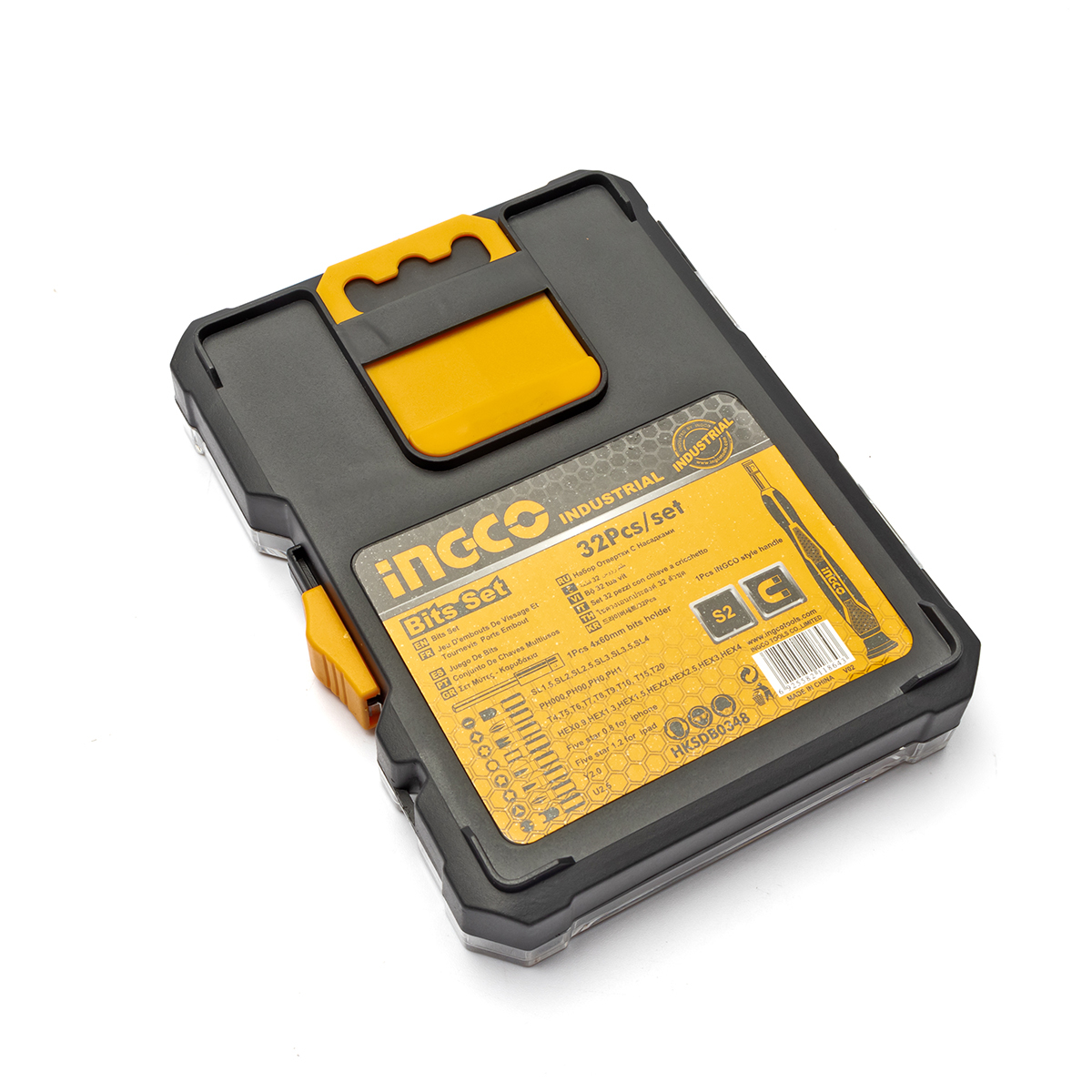 INGCO ชุดดอกไขควงพร้อมด้าม 32 ชิ้น รุ่น HKSDB0348