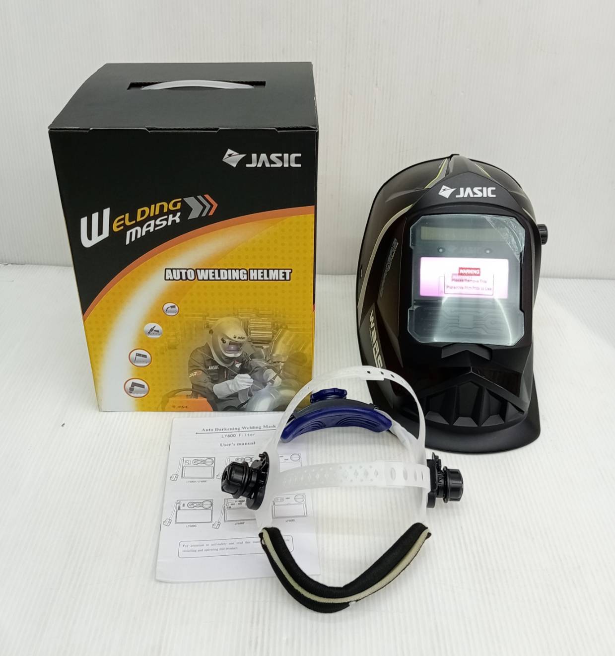 หน้ากากปรับแสงอัตโนมัติ JASIC รุ่น LY600G มีโหมดเครื่องเจียร