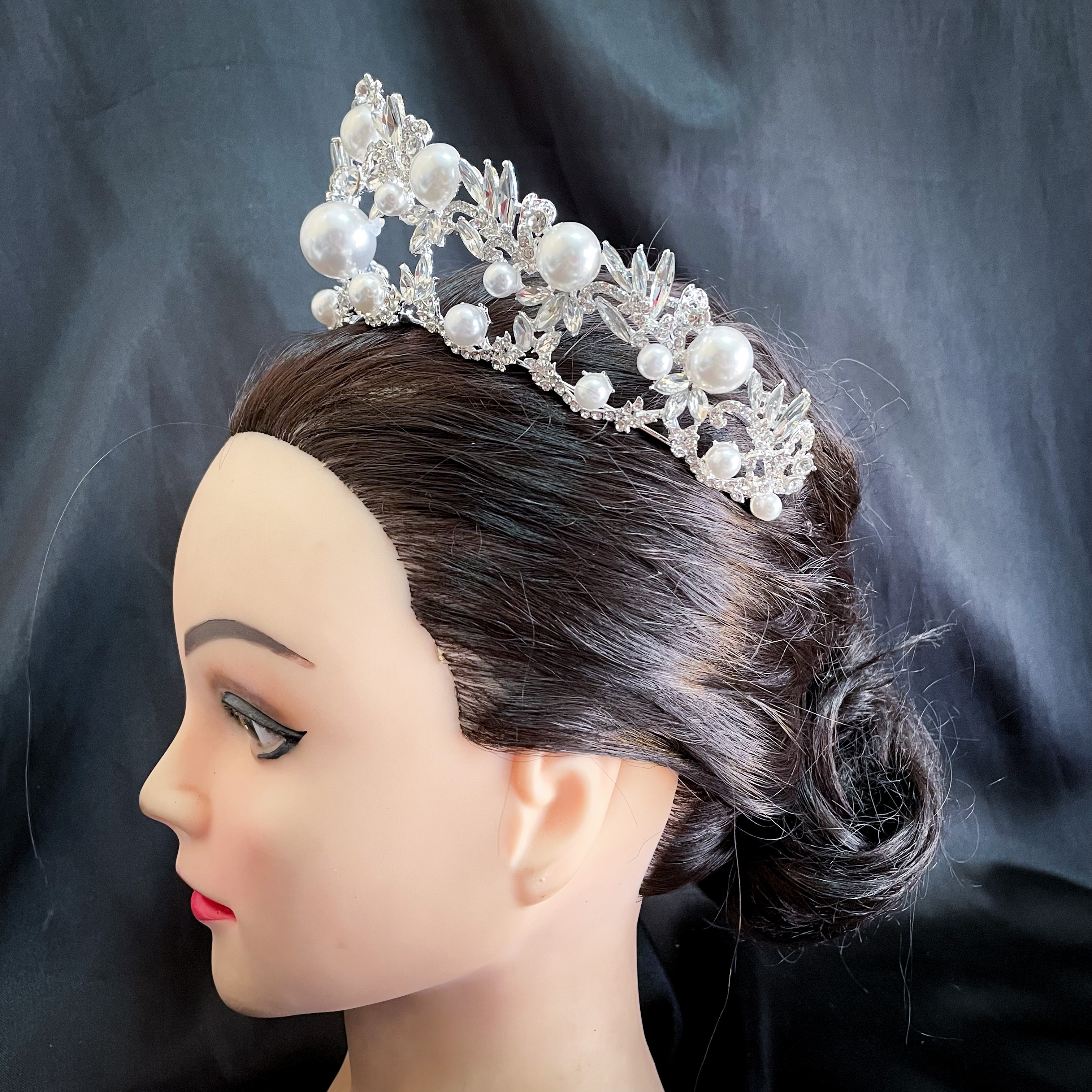 (พร้อมส่ง) เทียร่า 322 มงกุฎเจ้าหญิง งานสวย ปราณีต QCเพชรทุกเม็ด สินค้าพร้อมส่งจากไทย