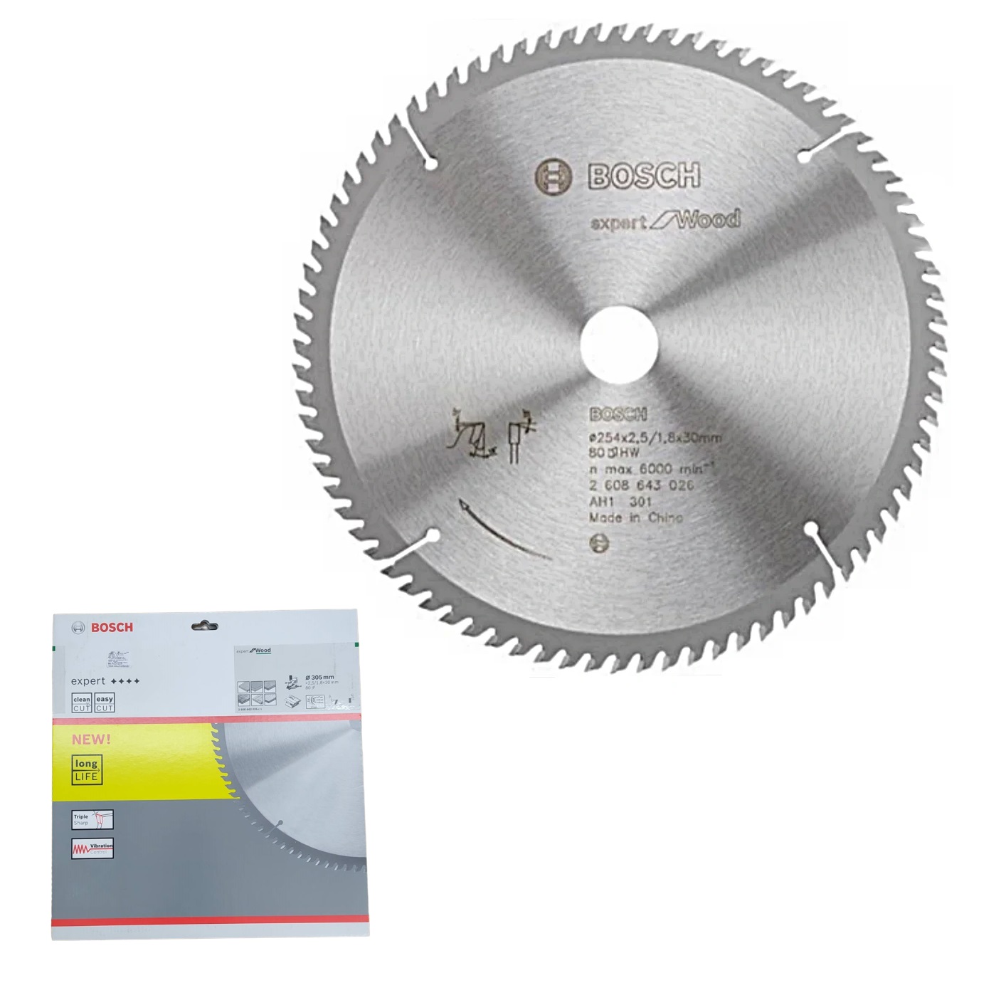 ใบเลื่อยวงเดือน12"X80T BOSCH 2608643026