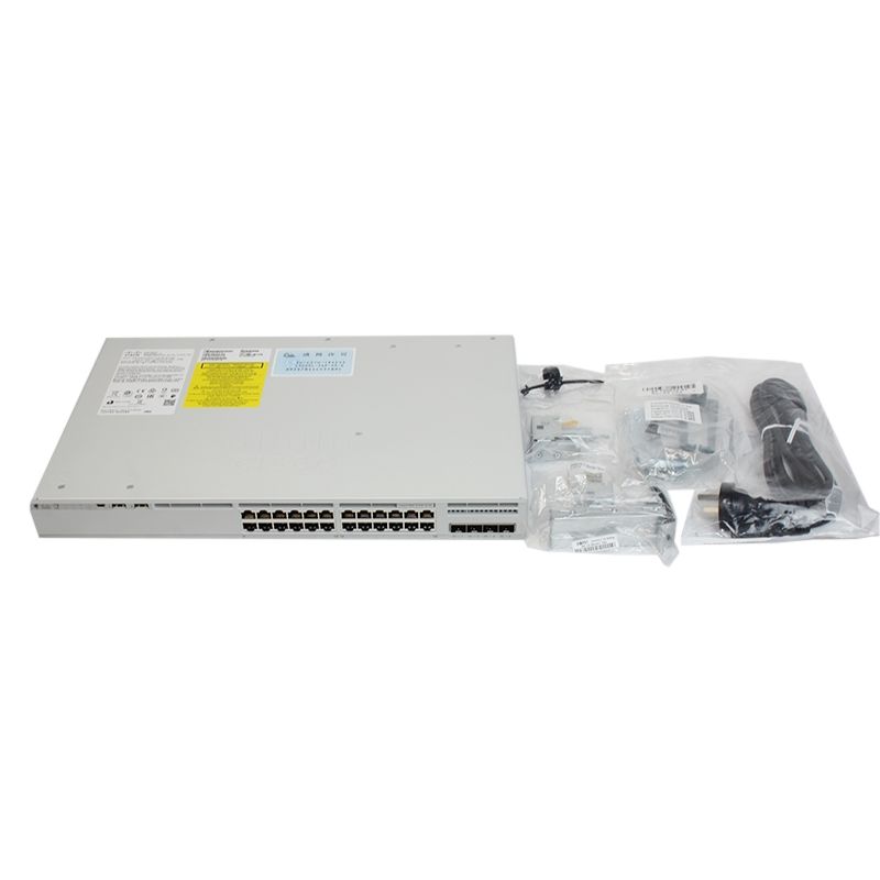 C9200L-24P-4X-E Switch Cisco Catalyst 9200L 24-port PoE+, 4 x 10G, Network Essentials