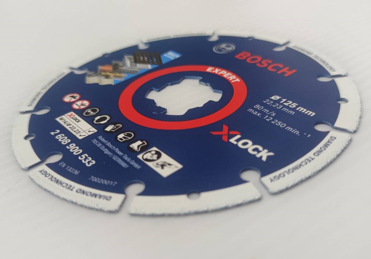 ใบเพชรตัดเหล็ก5" X-Lock BOSCH 2608900533
