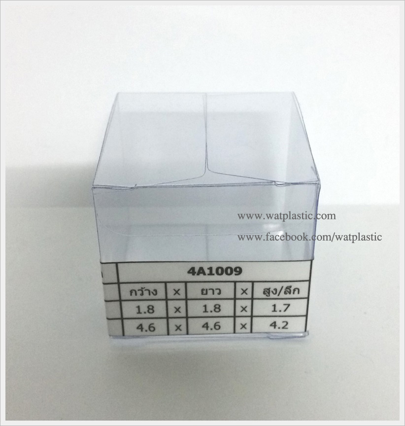 กล่องเทียนหอม ขนาด 4.6 x 4.6 x 4.2 cm