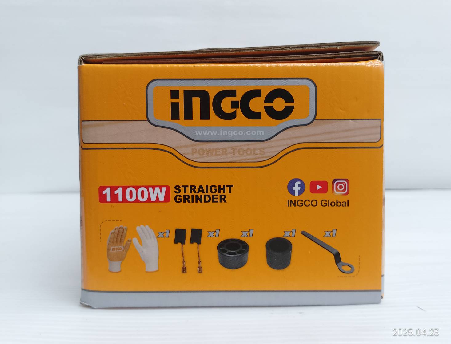 INGCO เครื่องเจียร์คอยาว 1100W รุ่น SG11008