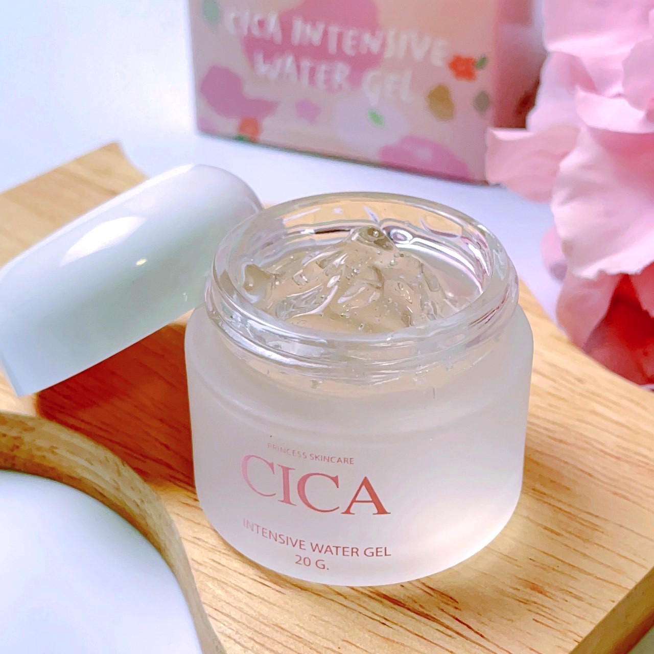 (เซตคู่จิ้นหน้าใส เจลแก้มใสซิก้า+สบู่หน้าเงา) PSC เจลแก้มใสซิก้า ขนาด 20g. เน้นความชุ่มชื้นผิวหน้า ผิวผ่อนคลาย เนื้อครีมใสเย็น ซึมลงผิวดีมาก