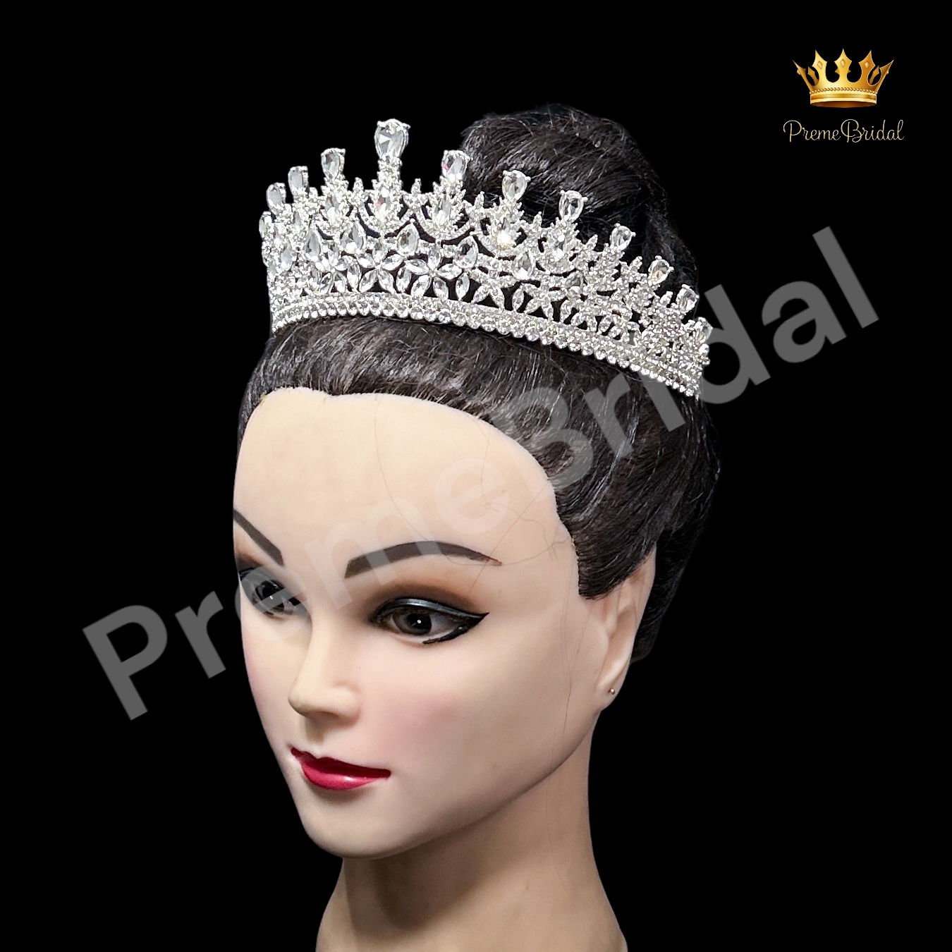 (พร้อมส่ง) เทียร่า 429 ครึ่งหัว งานเจ้าสาว งานสวย ปราณีต QCเพชรทุกเม็ด สินค้าพร้อมส่งจากไทย