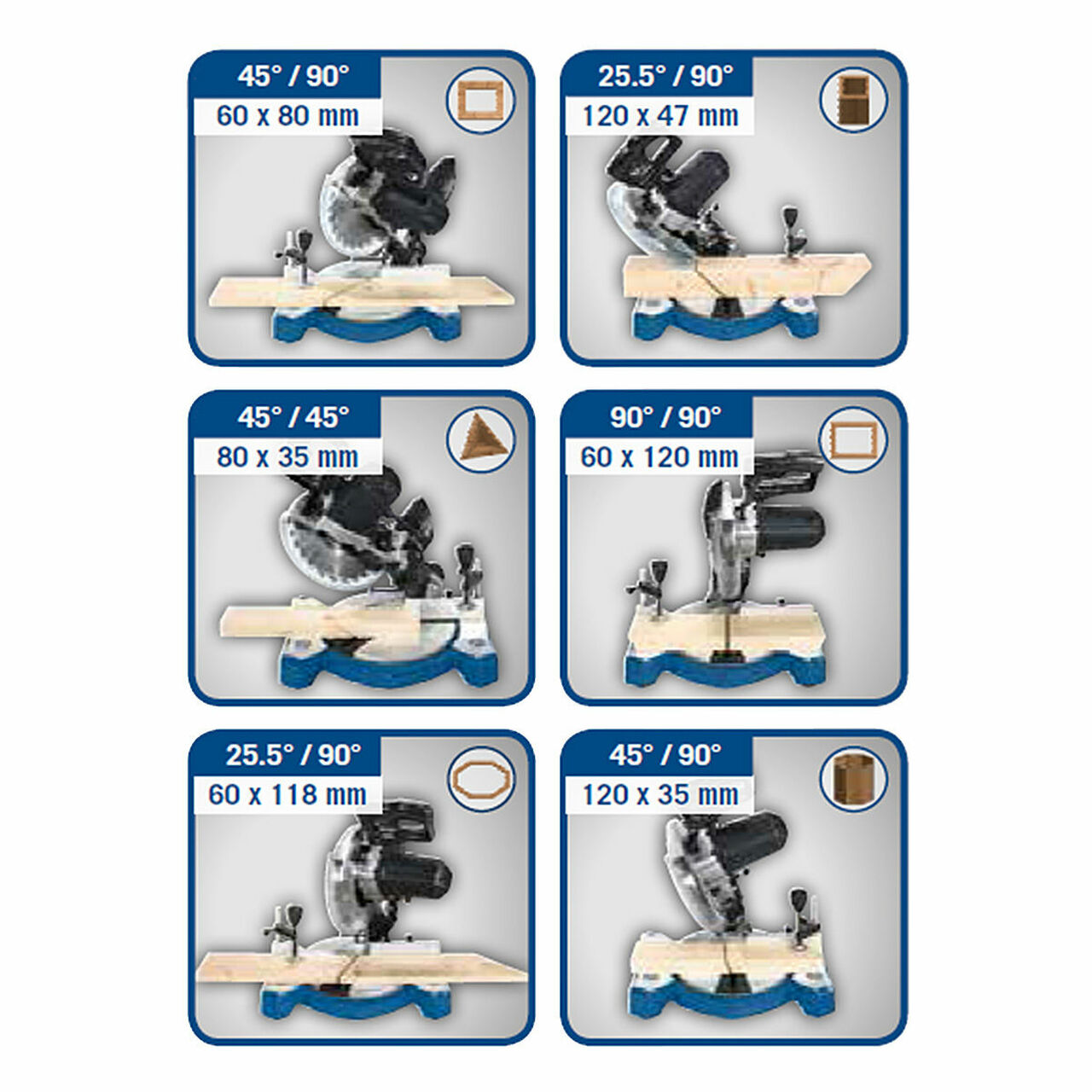 แท่นตัดองศา8" HM80L SCHEPPACH