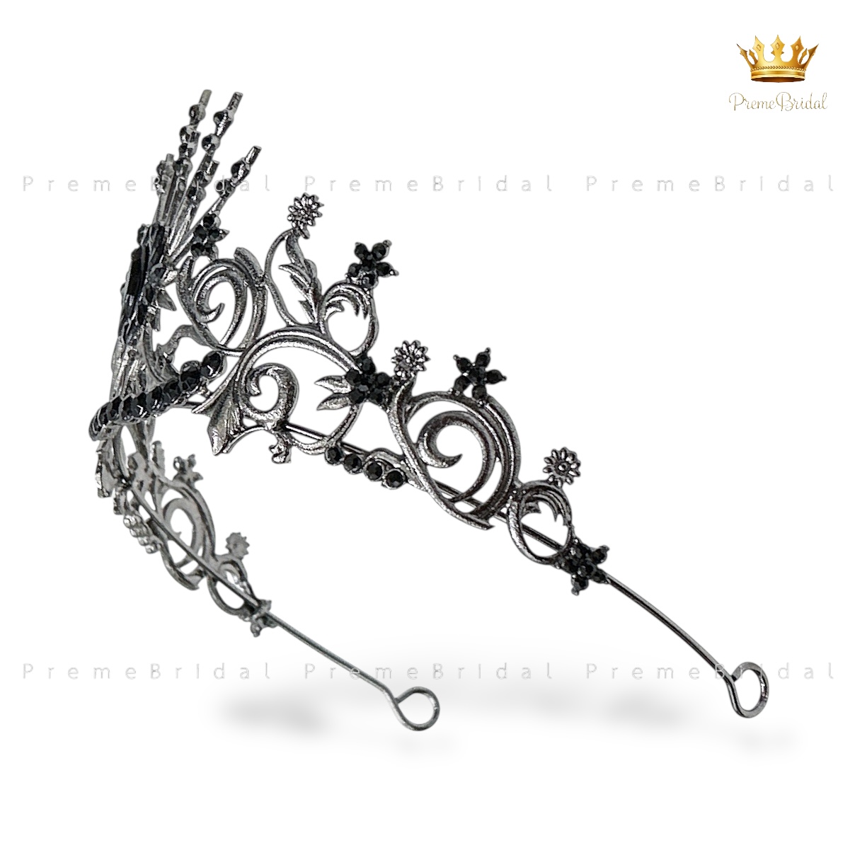 (พร้อมส่ง) เทียร่า 150 สีดำ Halloween ฮัลโลวีน งานสวย ปราณีต QCเพชรทุกเม็ด สินค้าพร้อมส่งจากไทย