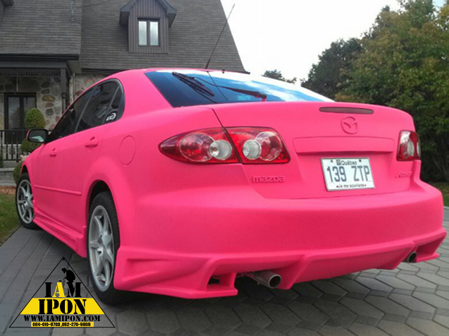 Plasti dip Blaze Pink Sprey สีเสปรย์ยาง Plasti dip สีชมพูเข้มด้าน