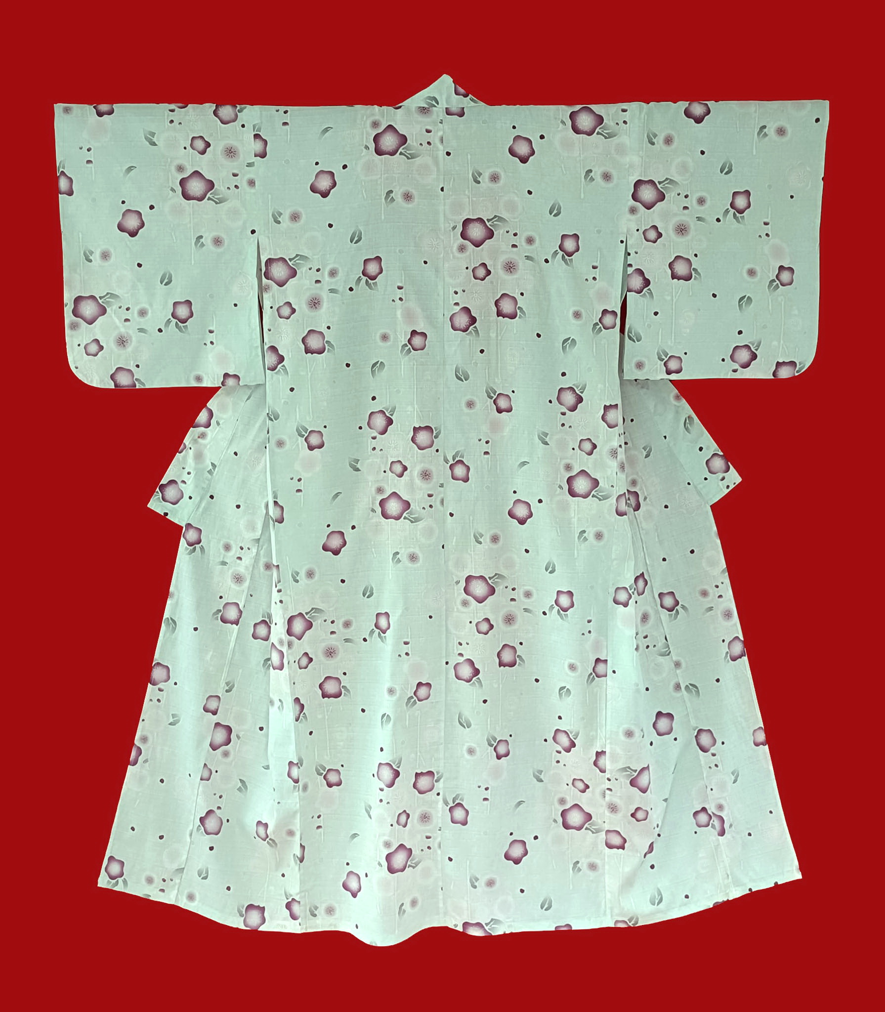 ยูกาตะเขียวมิ้นUNIQLO