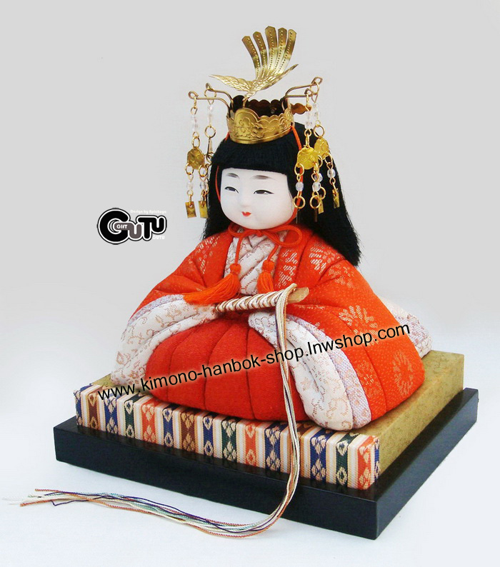 Set.ตุ๊กตาฮินะเด็กคู่+ฉาก(M)