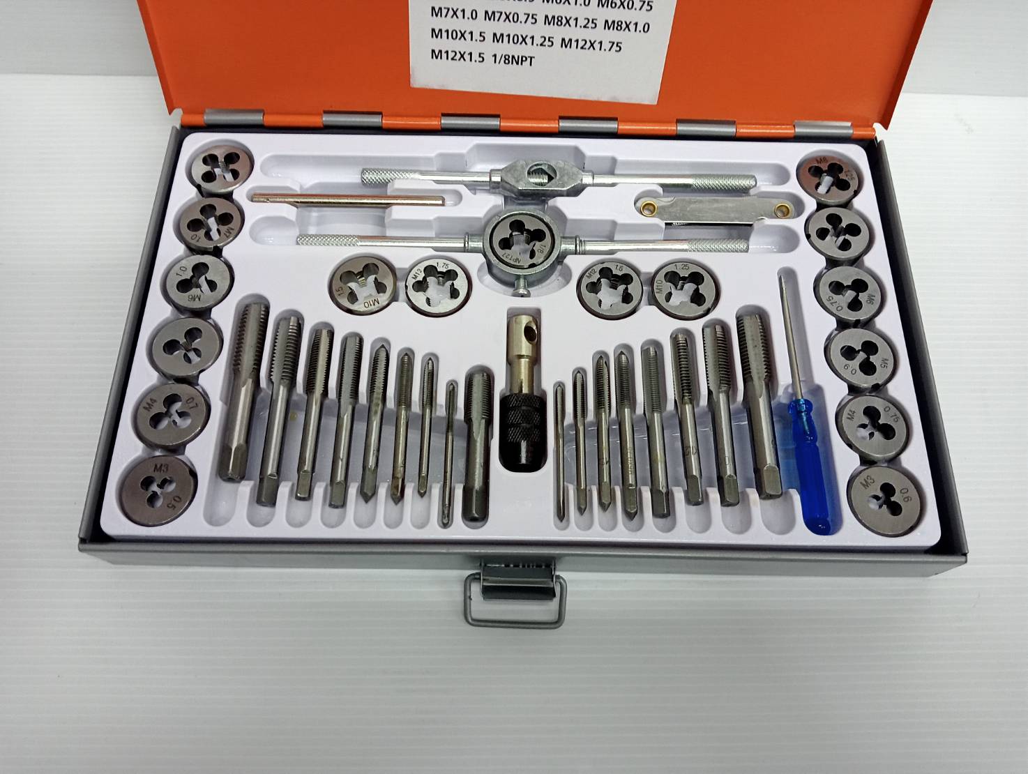 ชุดต๊าปเกลียว40ชิ้น VERGIN VG-TDS001