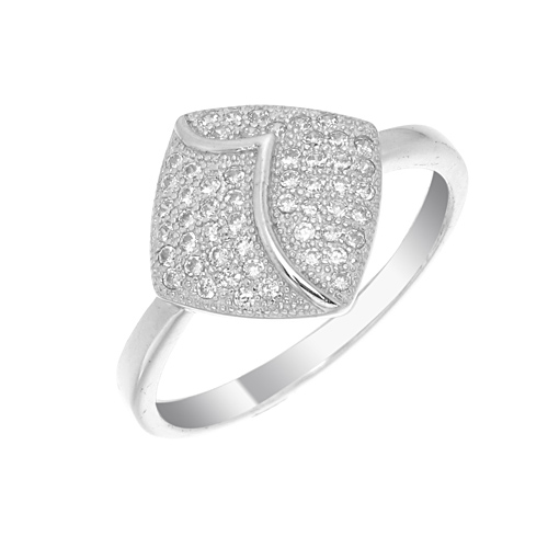 แหวนเงินแท้925เพรชประดับเพรชแท้สวิส เกรดดี น้ำใส