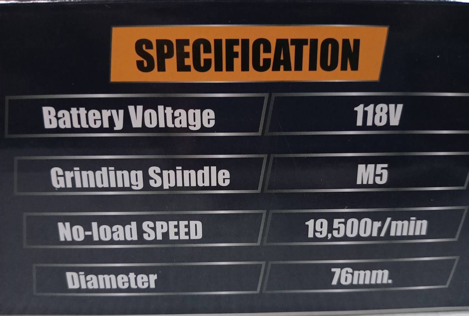 หินเจียร3" รุ่น 118V THEBOSS
