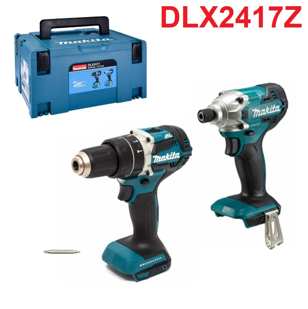 COMBO KIT 18V MAKITA DLX2417Z (DHP484Z+DTD156Z)