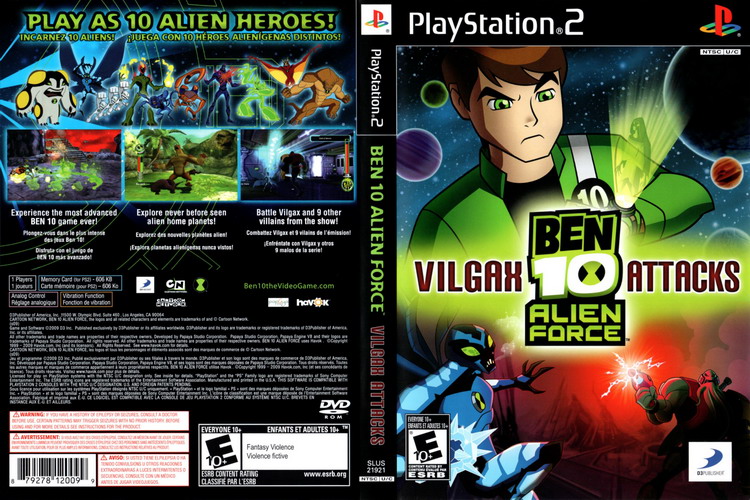 BEN 10 ALIEN FORCE VILGAX ATTACKS [US : DVD5 1 Disc]