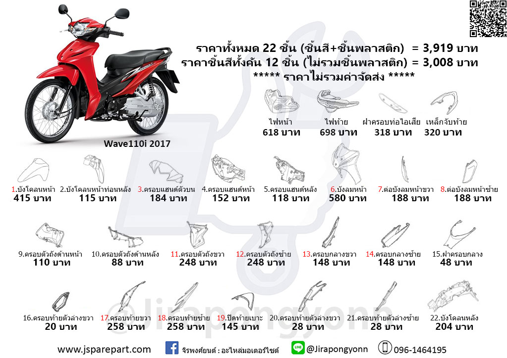 ชุดสี Wave110i (2017)