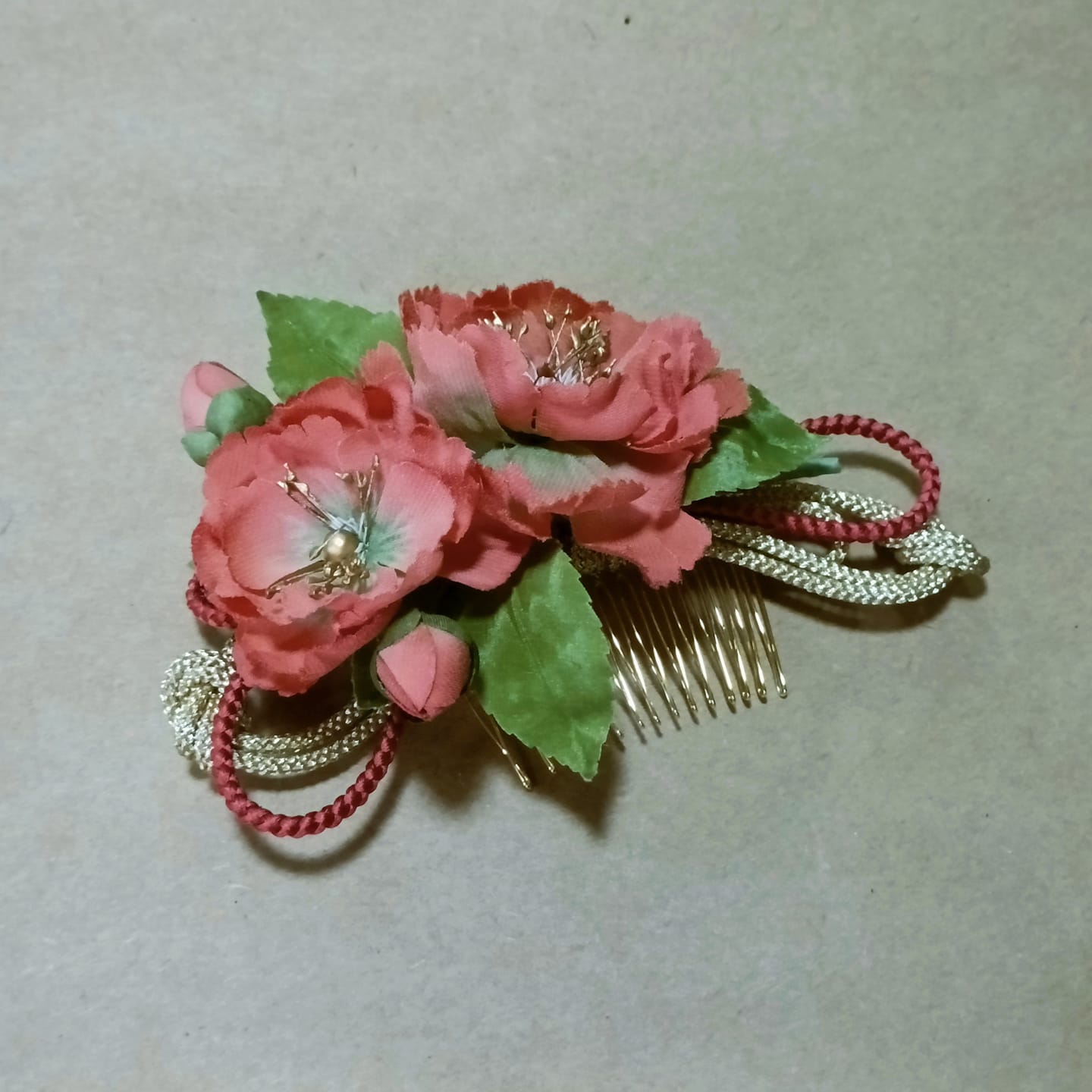 ดอกไม้ประดับผมญี่ปุ่น(หวีสับ)04