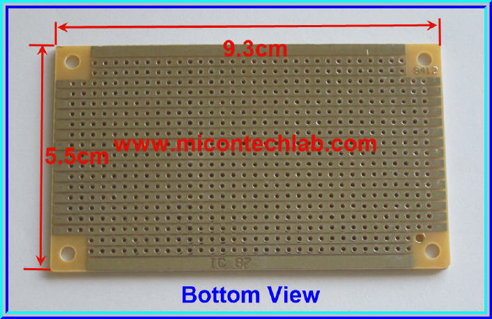 1x แผ่นพีซีบี IC87 ชุบตะกั่ว ขนาด 5.5x9.3 ซม. (PCB)