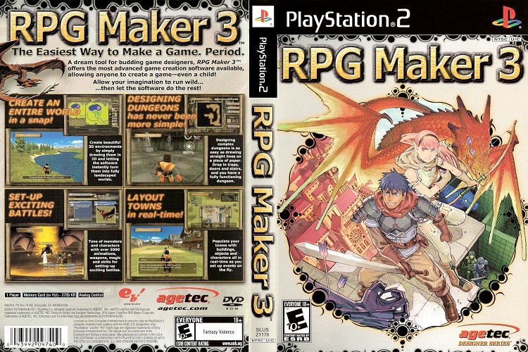 RPG MAKER 3 [US : DVD5 1 Disc]