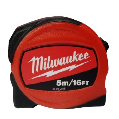 ตลับเมตร5m/16FT RED 48-22-7816 MILWAUKEE