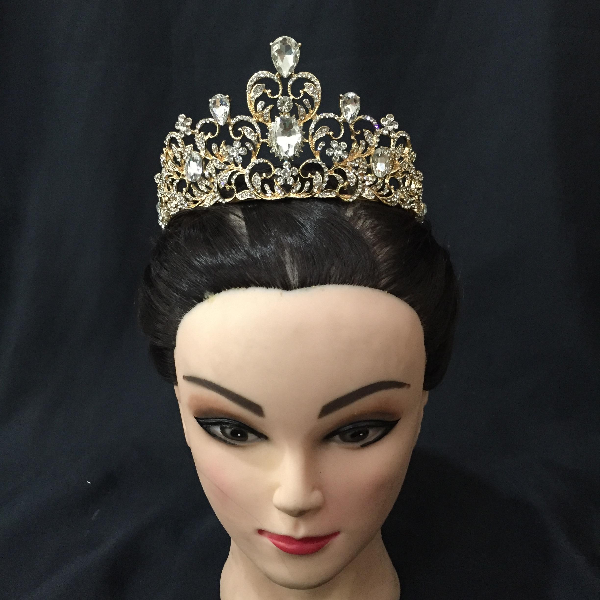 (พร้อมส่ง) เทียร่า 168 สีทอง