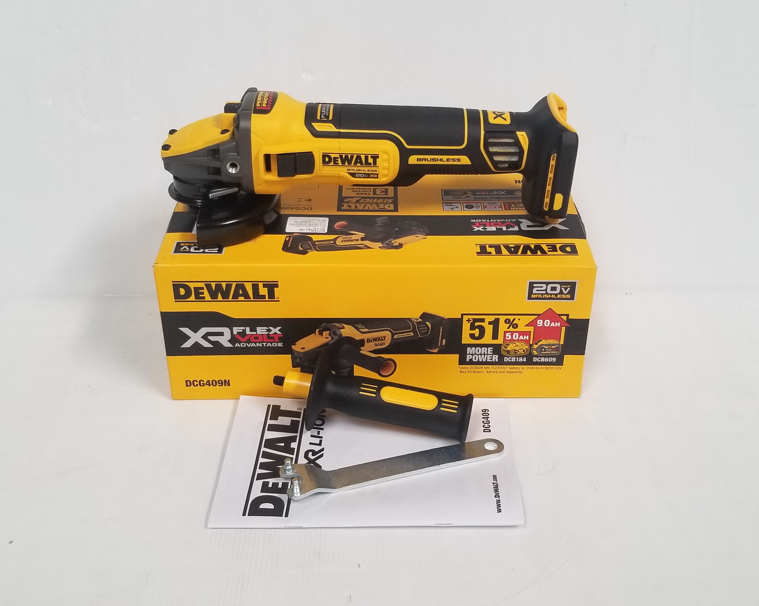 หินเจียรไร้สาย20V DCG409N-B1 DEWALT