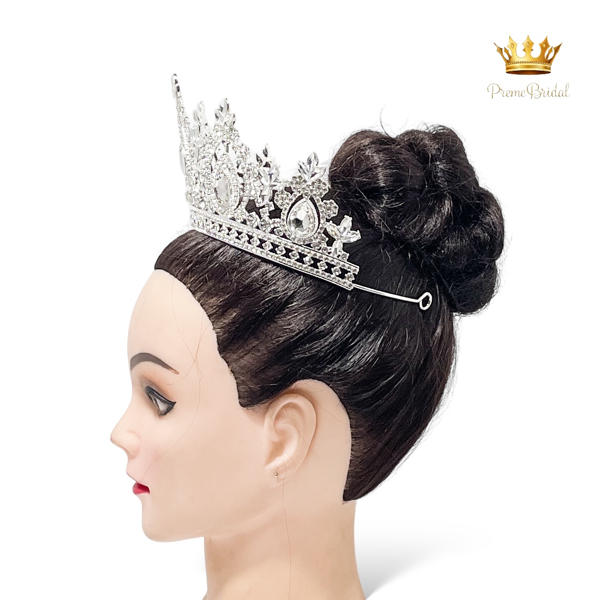 (พร้อมส่ง) เทียร่า 414 มงกุฎนางงาม ครึ่งหัว งานสวย ปราณีต QCเพชรทุกเม็ด สินค้าพร้อมส่งจากไทย