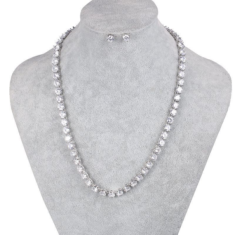 CZ018 เครื่องประดับเพชร CZ เกรดพรีเมี่ยม